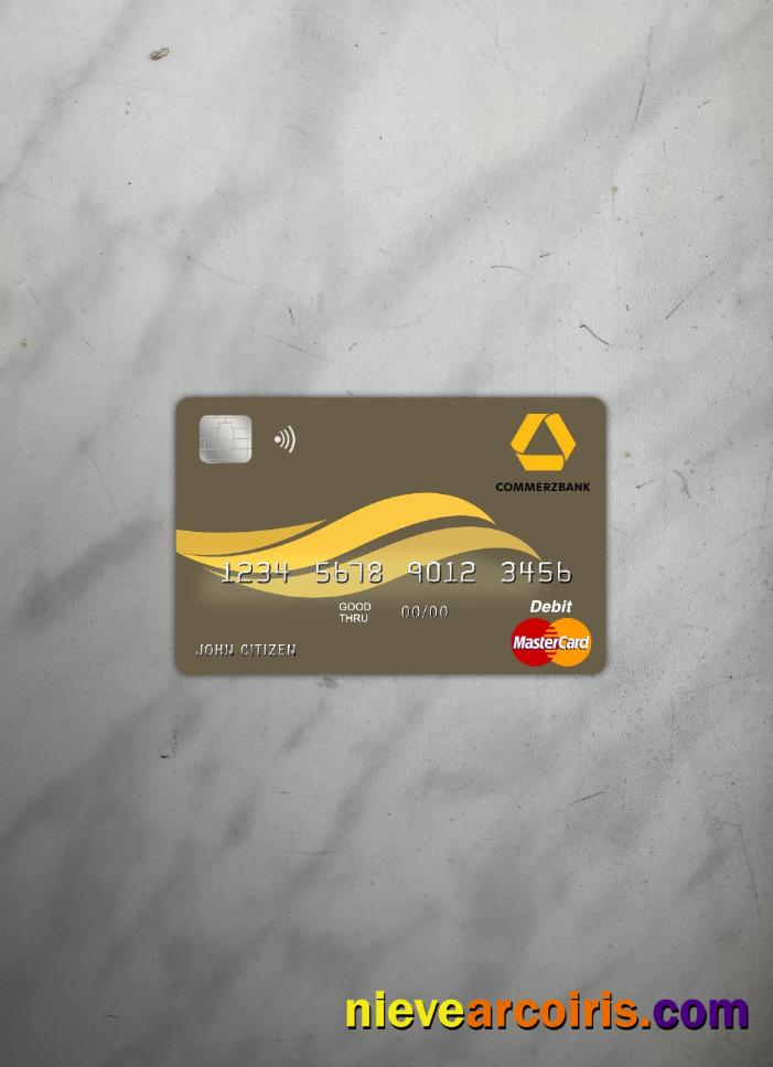 Belize Commerzbank master card photolook